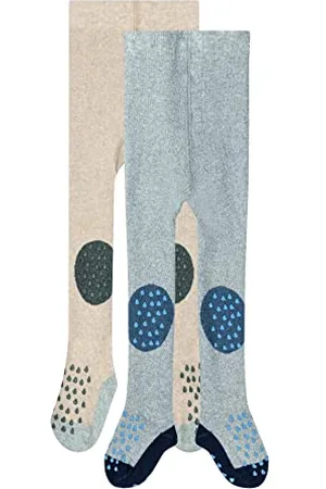 Camano Unisex Baby Online Baby Ca-soft Organic Crawling Abs Tights 2er Pack Socken, , 27 EU