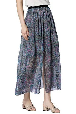 Apart Damen Printed Skirt Rock,,per pack ,38 (Herstellergröße:38)