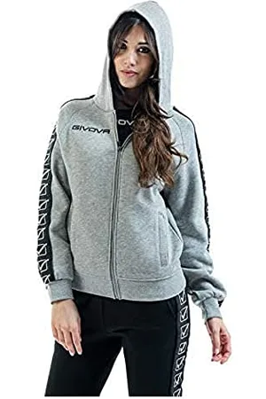Givova Unisex Sweatshirt Full Zip Band, , S, S