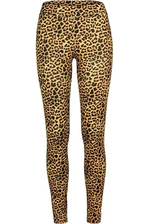 Urban classics Damen Animal Print Leggings, Farbe , Größe: M