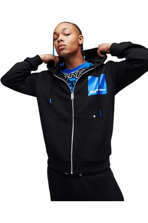 Karl Lagerfeld Herren, Normaler Zip-Up-Hoodie, , Xtra Large