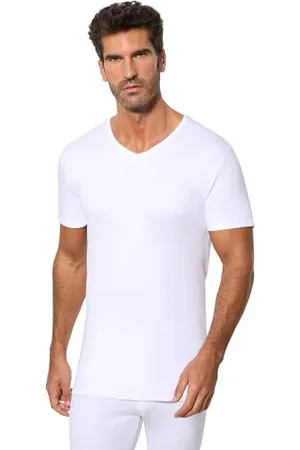 Abanderado Herren Termal Algodón Invierno Cuello Uve Thermounterwäsche-Oberteile, , X-Large (Herstellergröße: XL/56)