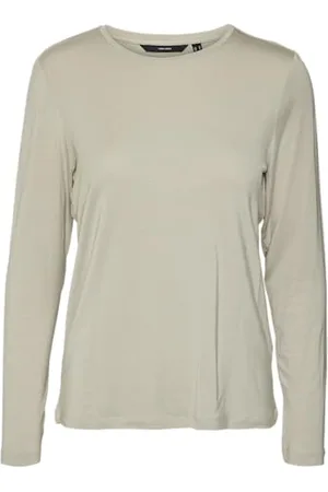 VERO MODA Damen Vmava Ls Top JRS Ga Noos Langarmshirt, , XXL