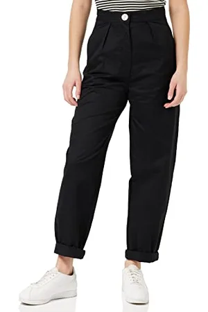 Armani Exchange Damen Sustainable, Front And Back Pocket, Metal Button Closure Casual Pants, , XS EU