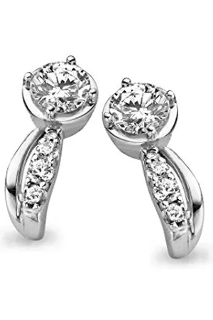 ORPHELIA Damen-Ohrstecker 925 Sterling Silber Zirkonia ZO-5122