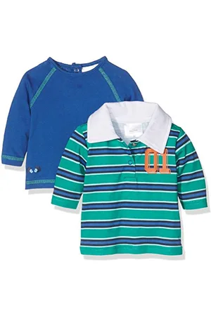 Twins Baby-Jungen Langarmshirt 2er Pack, , 80