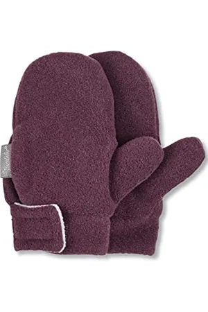 Sterntaler Unisex Kinder Fäustlinge mit Daumen aus Microfleece, mit Klettverschluss, , 2