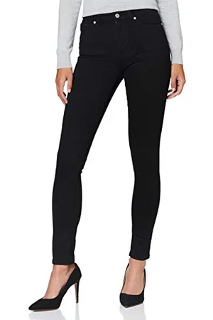 GANT Damen Skinny SUPER Stretch Jeans Freizeithose, Black, 33W / 30L