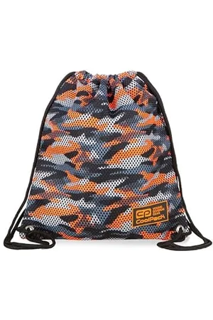 Coolpack B74069, Turnbeutel SPRINT LINE CAMO MESH ORANGE, Multicolor