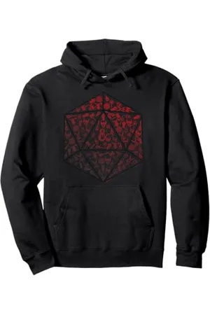 Dungeons & Dragons D20 Dekorierten Symbol Pullover Hoodie