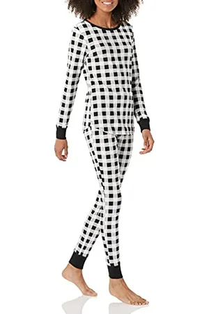 Amazon Damen Anschmiegsames Pyjama-Set Aus Baumwolle (In Übergröße Erhältlich), , M