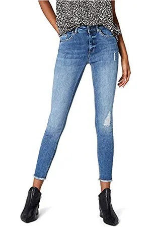 ONLY Damen Onlblush Ankle Skinny Fit, Blau , XS / 32L
