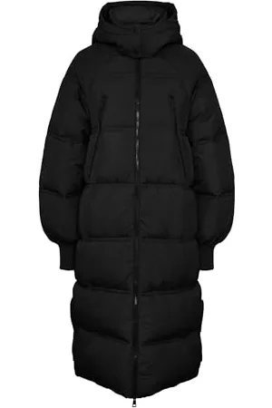 Pieces® Damen Pcjordynn Long Puffer Jacket Mantel, ,XS