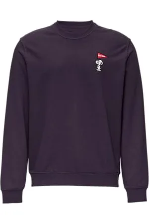 QS by s.Oliver Herren 2155938 Sweatshirt mit Peanuts-Print, , M