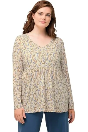 Ulla Popken Damen, große Größen, Printed Night Shirt