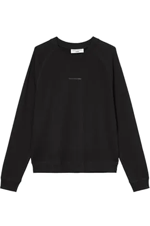 Marc O’ Polo Marc OߴPolo Denim Damen Sweatshirt aus Bio-Baumwolle Relaxed Fit, (Black), M