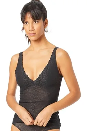Sloggi Damen Zero Feel Lace 2.0 Bra Shirt, BLACK, S