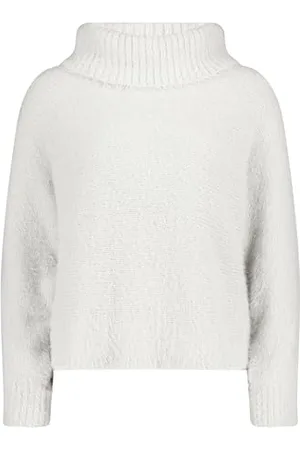 Cartoon Damen Strickpullover mit Turtle Neck ,36