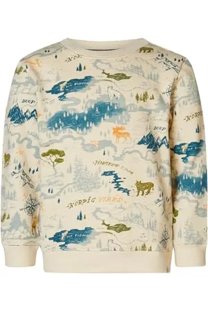 Noppies Jungen Boys Sweater Hirson Long Sleeve Allover Print, , 140 EU