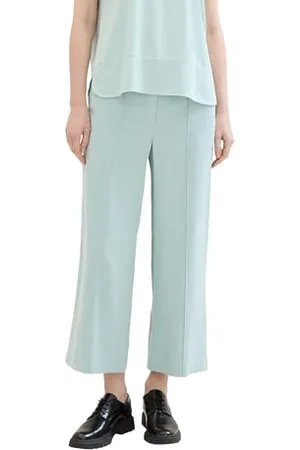 TOM TAILOR Damen Culotte Hose, dusty mint blue, 36/28