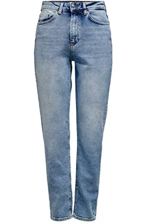 ONLY Damen ONLVENEDA MOM Jeans DNM REA7452 NOO 15193864, , M/30