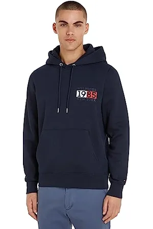 Tommy Hilfiger Herren Hoodie New York Flag mit Kapuze, , L