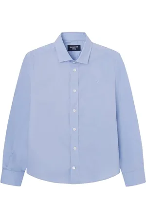 Hackett Ceromonial Popeline-Hemd für Jungen, Blau (Himmelblau), 2 Jahre