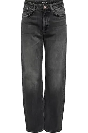 ONLY Damen ONLCARRIE HW STR Tapered BL DNM CRO Jeans, , 26W x 30L