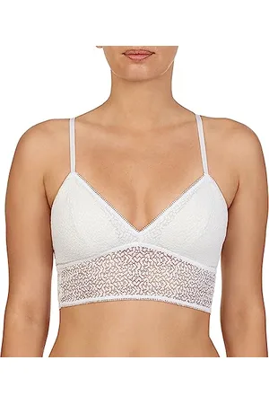 DKNY Damen Modern Lace Racerback Longline Bralette BH, , X-Large