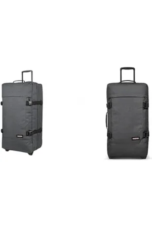 Eastpak TRANVERZ L & M Koffer, 166 cm & 172 cm, 162 L & 168 L, (Grau), Doppelabteile, Vordertasche mit Reißverschluss, 4 Spinner, Nylon und Polyester
