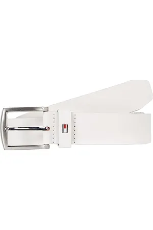 Tommy Hilfiger Herren Gürtel New Denton 3,5 cm Belt Ledergürtel, , 90 cm