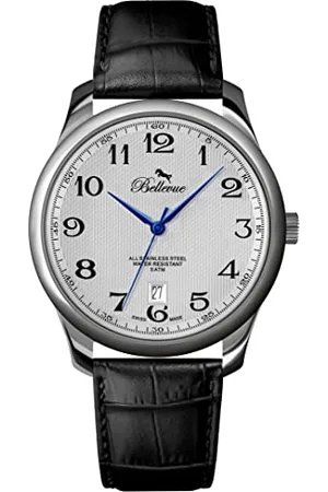 BelleVue Herren Analog-Digital Automatic Uhr mit Armband S0367555