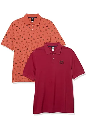 Amazon Disney | Marvel | Star Wars Herren Piqué-Poloshirt aus Baumwolle, Normale Passform, 2er-Pack, , S