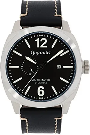 Gigandet Herren Analog Japanisches Automatikwerk Uhr mit Leder Armband 9VNAG16NE/004