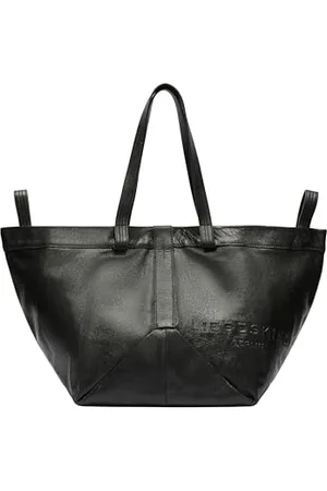 liebeskind Berlin ELVIRA PAPER TOUCH CRINKLE Beltbag Belt-Bag S, black (HxBxT 13cm x24cm x6.5cm)