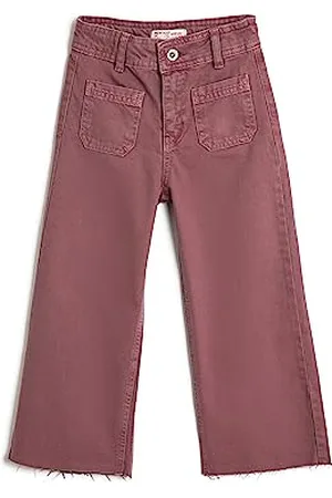 Koton Girls Wide Leg Jean - Pocket Detail Cotton