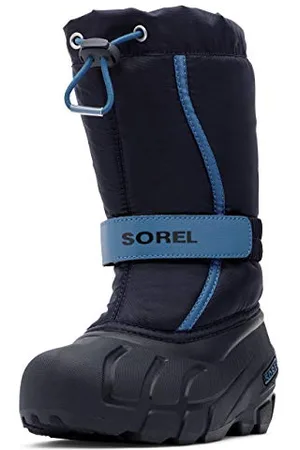 sorel KIDS FLURRY Schneestiefel für Unisex Baby, Blau (Collegiate Navy x Atmosphere) - Children, 29 EU
