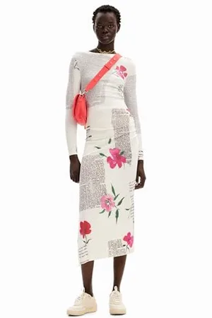 Desigual Vest_MARÍA, 1000 Blanco, XL