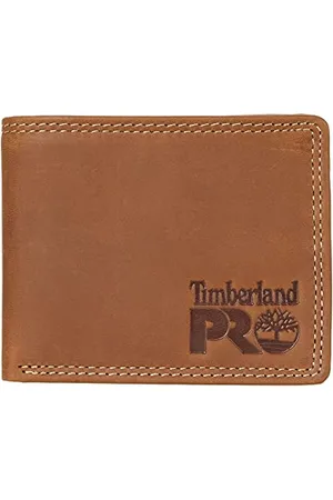 Timberland Herren Dünne RFID Leder mit Ausweisfenster auf der Rückseite Geldbörse, , Einheitsgröße