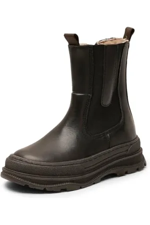 Bisgaard Mila Lamb Fashion Boot, Black, 34 EU