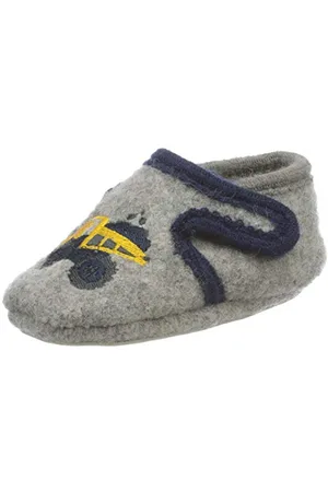 Sterntaler Jungen Baby-Krabbelschuh Slipper, , 17/18 EU