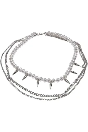 Urban classics Unisex Halskette Meridian Pearl Layering Necklace silver one size