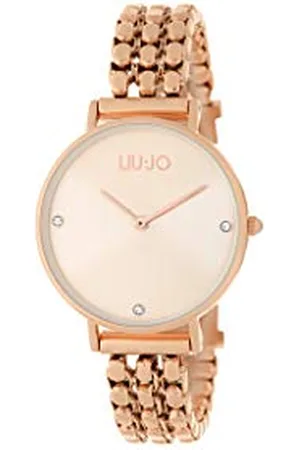 Liu Jo LiuJo Damen Analog Quarz Uhr mit Edelstahl Armband TLJ1388