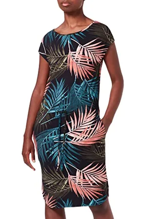 Cartoon Damen 1424/7206 Kleid, Blau, 36 EU