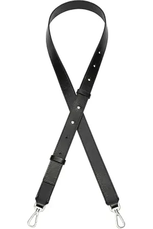 liebeskind Berlin FANCY STRAP LEATHER 3 CM SV VERNA Shoulderstrap Shoulder Straps long, black (HxBxT 3cm x110cm x0cm)