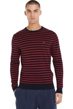 Tommy Hilfiger Essential Cotton Crew Neck Kurzarm Polo Herren, Blau (Desert Sky/Dark Magma), 3XL