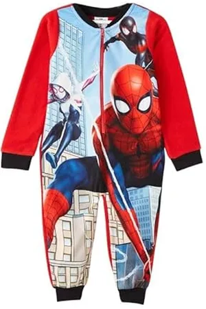 Disney Jungen Combinaison Polaire Spider-Man Garçon - 6 ans Pyjamaset,