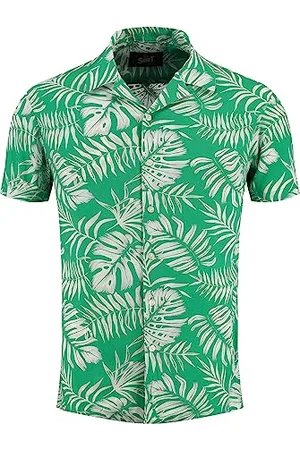 Key Largo Men Hemd MSH Havanna 1/2 Patterned