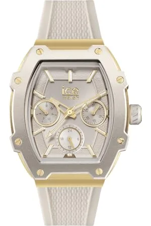 Ice-Watch Ice boliday Amlond Skin - Beigefarbene Damenuhr mit Silikonarmband - 022869 (Small)