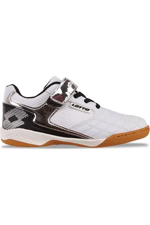 Lotto Flitter K Sneaker, White/Silver, 31 EU